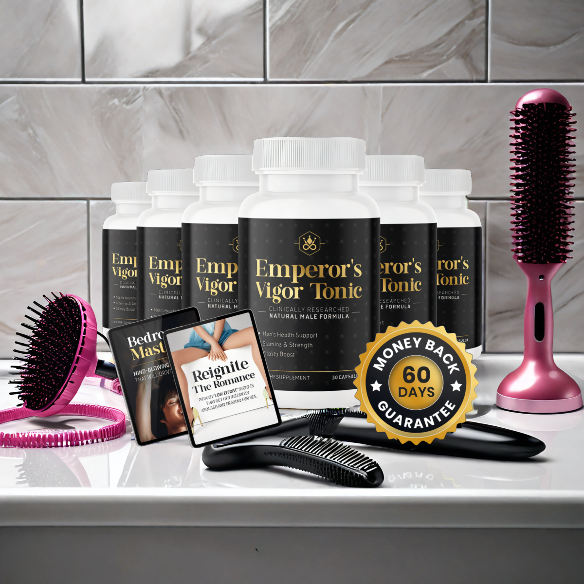 Emperor's Vigor Tonic - 6 Bottles + 2  Ebooks