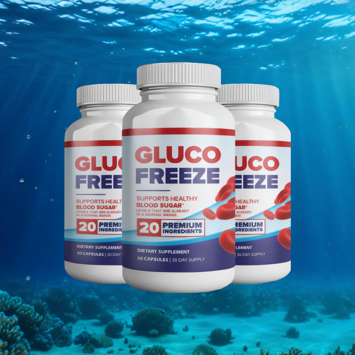 Glucoze - 3 Bottles - 60 Day Supply
