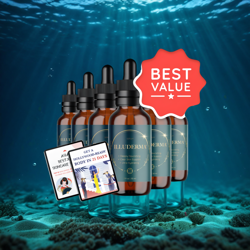 Illuderma - 6 Bottles + 2  Ebooks