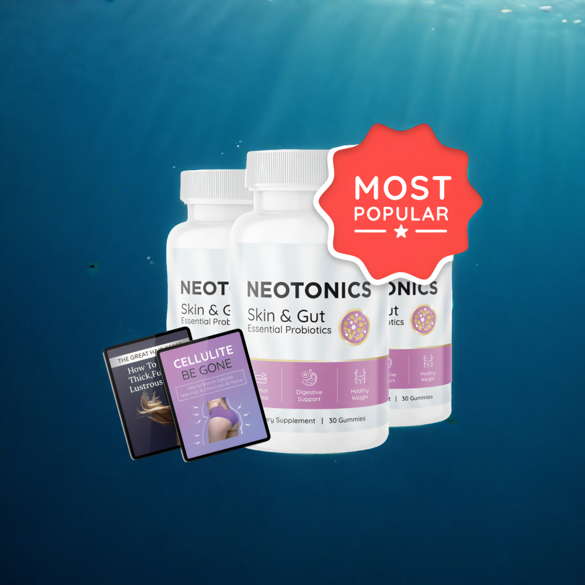 Neotonics - 3 Bottles + 2  Ebooks