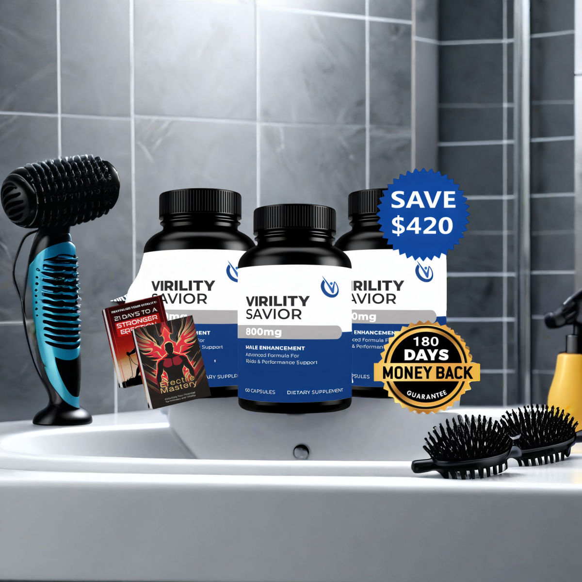 Virility Savior 90 Day Set (3 Bottles)